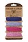 Hemptique 1mm #20 Hemp Cord Card Set Eco Friendly Sustainable Naturally Grown Jewelry Bracelet Making Paper Crafting Scrapbooking Bookbinding Mixed Media Crocheting Macrame Seasonal Holiday Gift Wrapping Outdoor Gardening